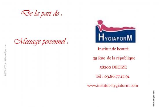 Personnalisable au verso...